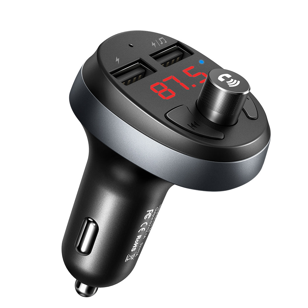 MCDODO CC-6880 Bluetooth FM Transmitter Car Charger Wireless Bluetooth FM Radio Adapter Music Player - Black MCDODO CC-6880 Bluetooth FM Transmitter Car Charger Wireless Bluetooth FM Radio Adapter Music Player - Black